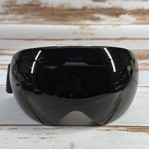 Gonex OTG Ski Goggles Large Black Frame Tinted Lens Scratched Lenses